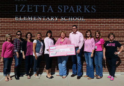Sparks Supports Fight Against Breast Cancer Sparks Supports Fight Against Breast Cancer