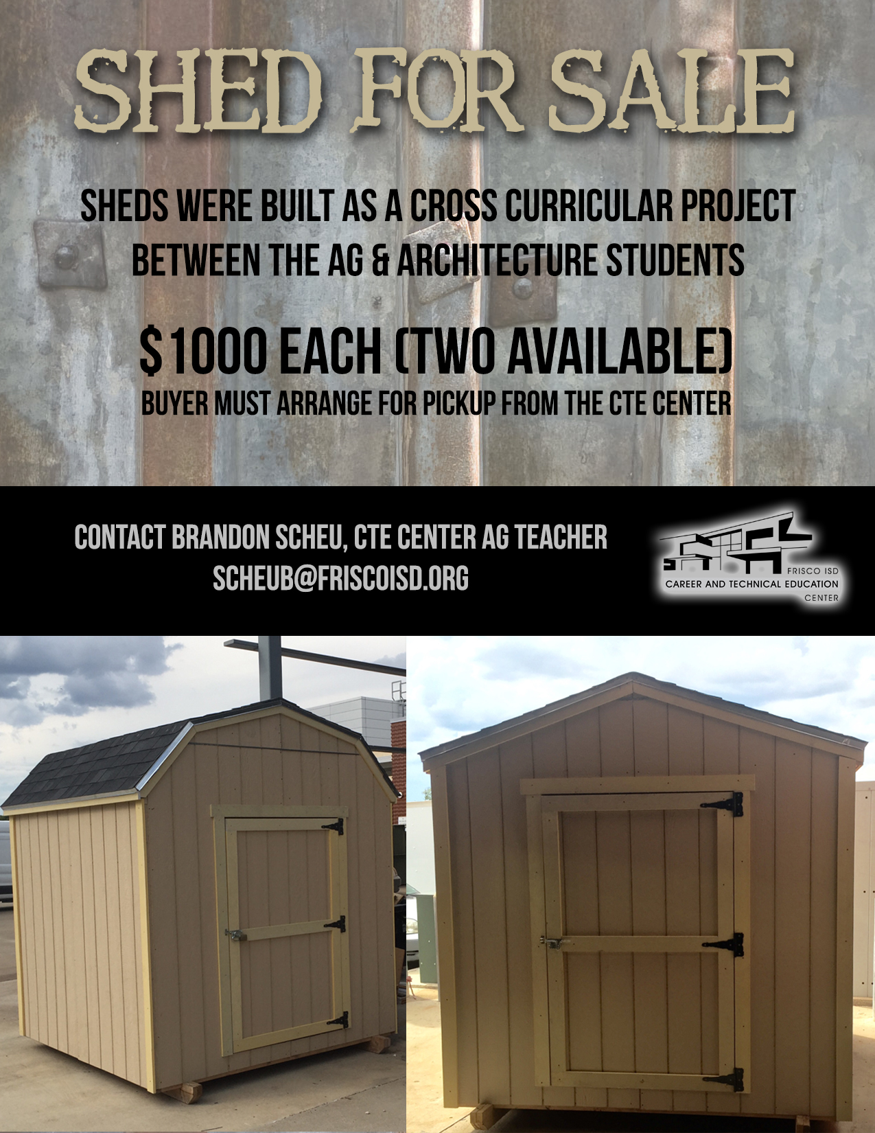 Ag Sheds for Sale