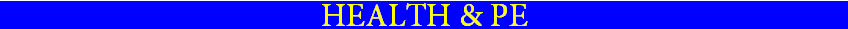 Health & PE Health & PE
