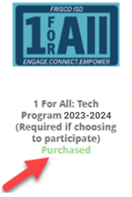 1 for all payment success screen