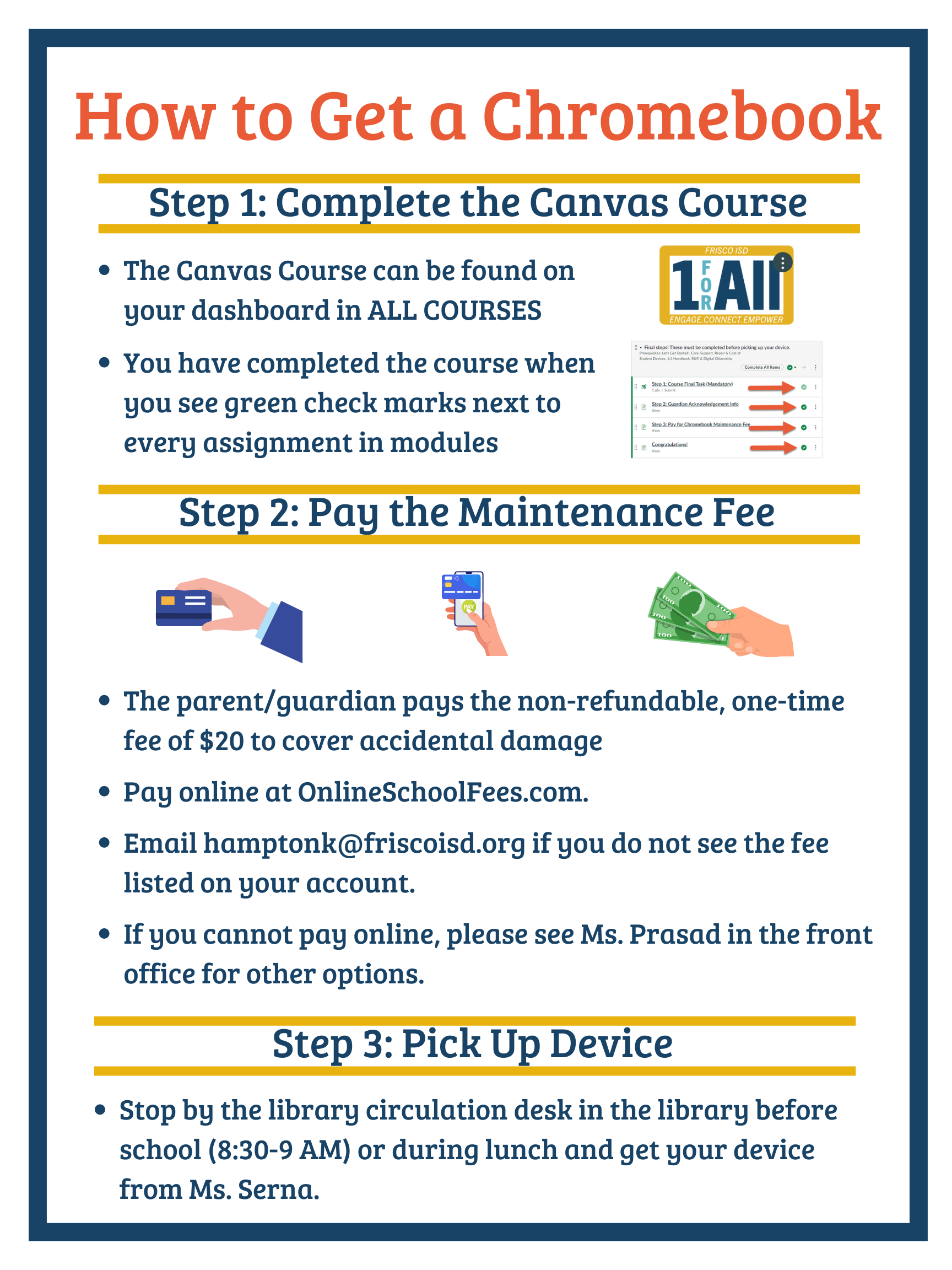 Please contact the school for instructions about getting a Chromebook if you are unable to read the image. 