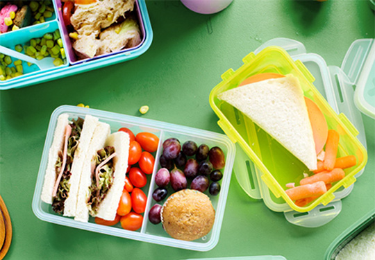 photo of lunches on table